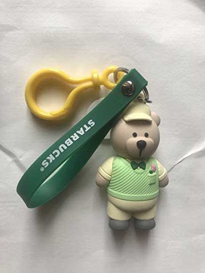 wholesale starbucks bear PVC keychain (6)
