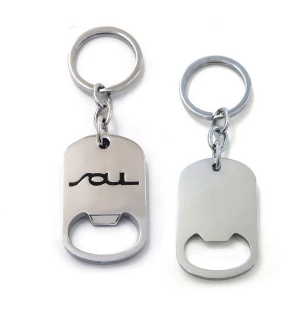 Metal bottle opener keychains
