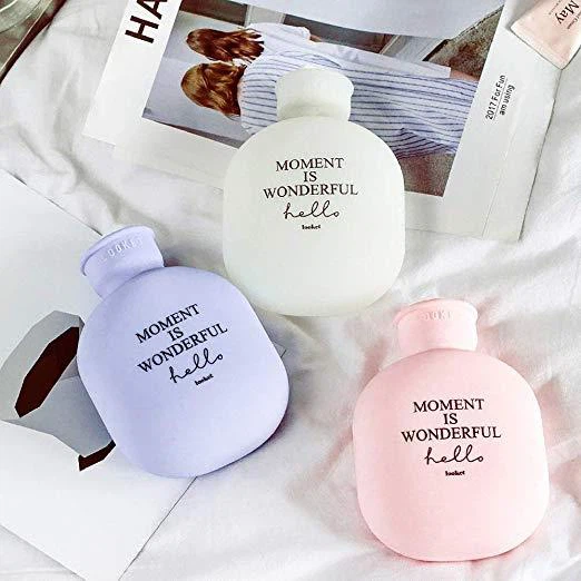 Silicone Hot Water Bag Version Soothes Pains Health Safety