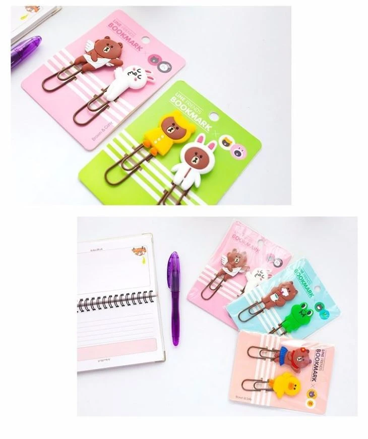 Soft Pvc 2d Bookmark
