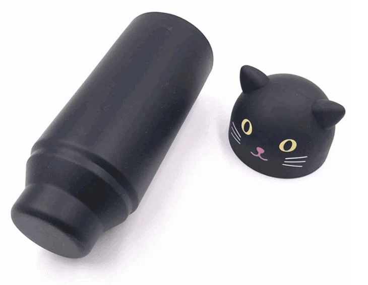 Fashion Silicone Zipper Cute Cartoon Animal Pen Holder