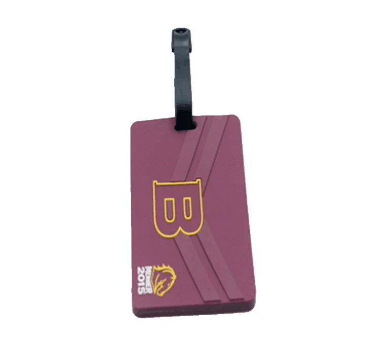 Nové embosované logo Soft Pvc Letadlo Zavazadlo