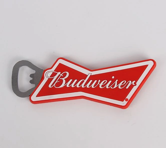 OEM Eco-friendly 3D Soft PVC Beer Bottle Opener