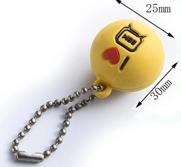 Pvc Soft Plastic Anime Cartoon Mini Advertising Gift Key Ring Pendant