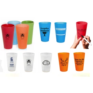 Personalizované logo Silicone Tumbler Pint Glass Cup