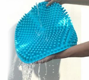 3D čtvercový masážní silikonový polštář do auta