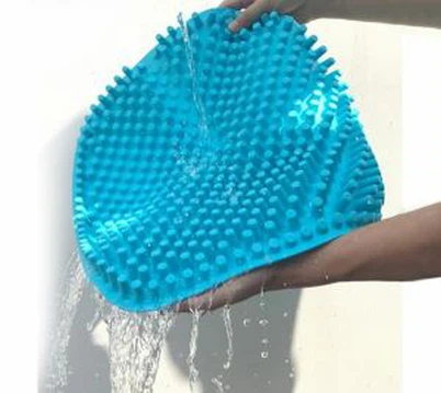 3D čtvercový masážní silikonový polštář do auta