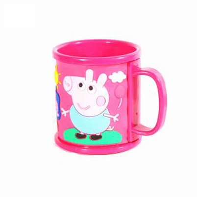 Roztomilý kreslený silikonový 3D reliéfní hrnek