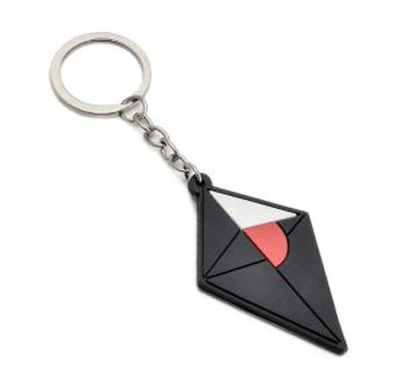 Silikonový kryt klíče 3D držák kroužků na klíče