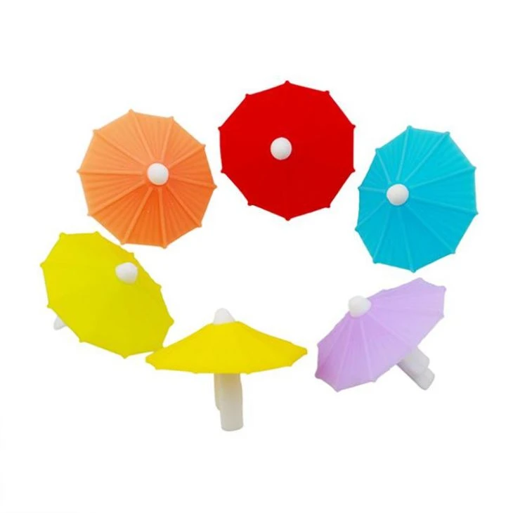 Umbrella Shape Mini Silicone Drink Marker