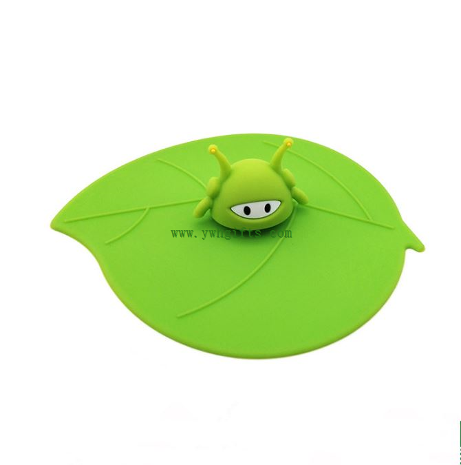 Anti-dust Leaf Silicone Water Cup Lid Sealing Coffee Mug Lid Tea Cup Covers