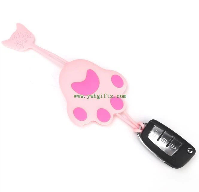Cartoon Silicone Purse Key Silicon Purse Bag With Keychain
