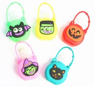 Halloween 30ml držák ručního dezinfekčního náčiní držáky na klíče