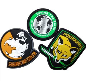 Personalizované gumové oblečení Morale Soft 3D PVC nášivka