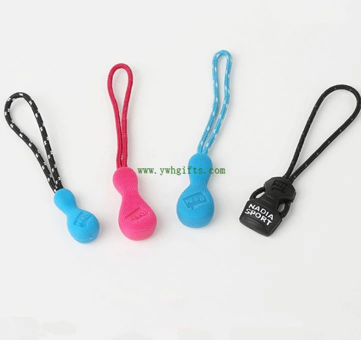 3d Silicone Waterproof Zipper Head Slider Rubber Zipper Puller