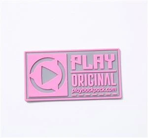 3d Gumová výšivka Patch Odznak PVC štítky pro oblečení
